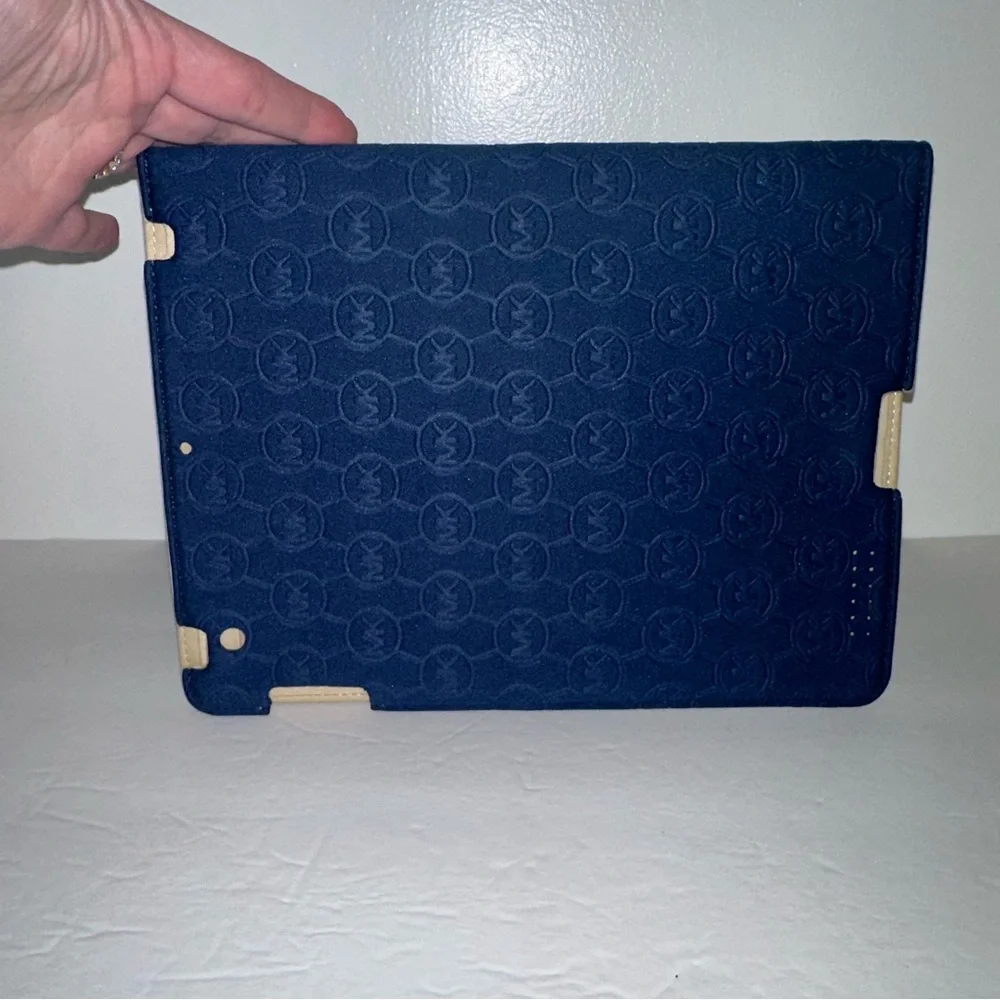 Michael Kors Padded flip over foldable IPad sleeve in purple